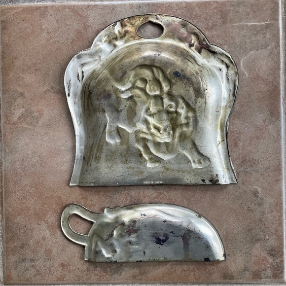 Vintage Japanese Raised Dragon Serpent Butler Crumb Set - Picture 2 of 12